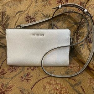 Michael Kors White Crossbody Bag